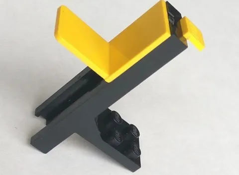 Lego Vehicle FORKLIFT 2 x 2 Plate with YELLOW FORK