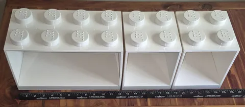 LEGO Display Rack Stand Lot Of (3) Wall Desk Storage Shelves Cabinet 