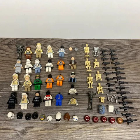 Lot Of Lego Star Wars Minifigures & Accessories Droids Helmets READ