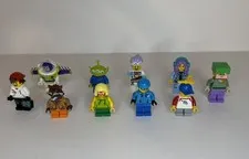 Lot Of Ten Lego Minifigures From Different Sets Pre-Owned 