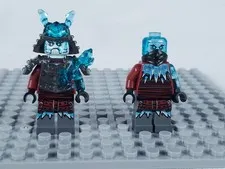 LEGO NINJAGO Ice Warriors General Vex Blizzard Sword Master Minifigure Pair