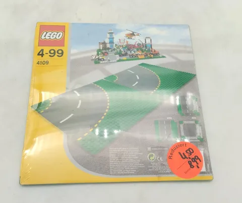 LEGO 4109 Curved Road Plates MISB New Sealed Vintage Town 2002 Road Plates