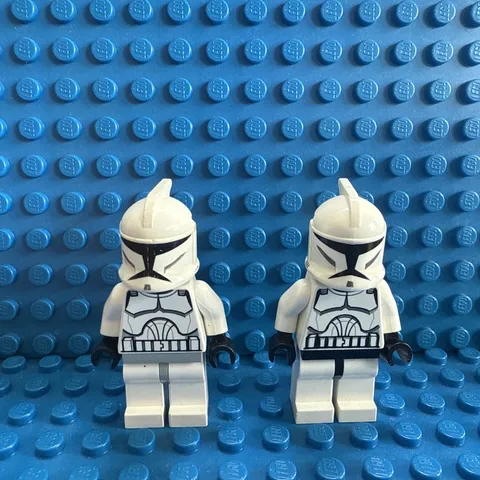 LEGO Star Wars Clone Trooper Phase 1 Minifigure Lot of 2 sw0201