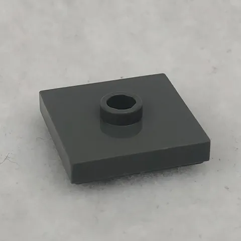 LEGO 87580 Dark Bluish Gray Plate, Modified 2 x 2 W/ Groove & 1 Stud (x1)