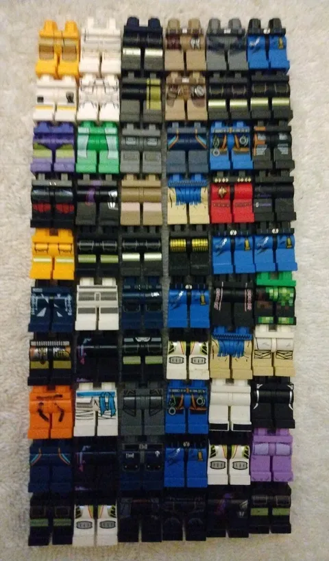 Lot of 60 Lego Printed Leg Pieces 100% Lego See The Photos Lot #2