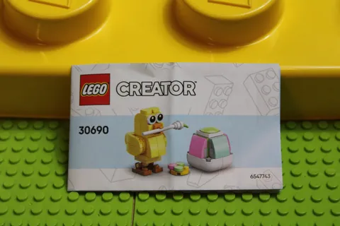 LEGO (30690)CREATOR: Easter Egg Chick Painting Fun, Used, 100% Complete W/manual