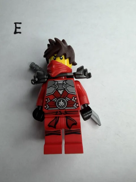 Lego Ninjago Kai Stone Armor Minifigure RARE EUC 5004077 Correct Head!