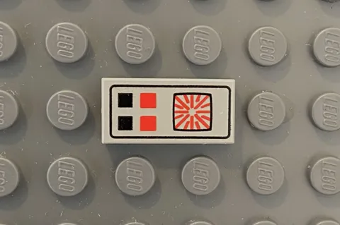 LEGO Lt Gray 1x2 Tile Lights & Computer 10001 4558 1580 6984 6940 4547 6952 6957