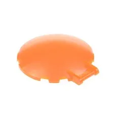 1x LEGO Satellite Radar Dish 6x6 Transparent Neon Orange Handle 6125706