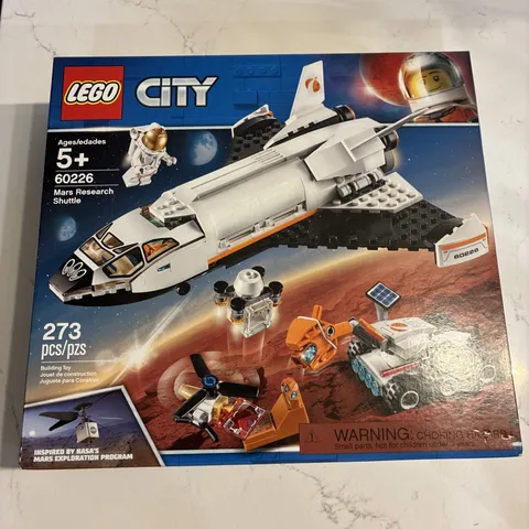  SEALED City Mars Research Shuttle 60226 Space Complete Set Box 273pcs Ages 5+