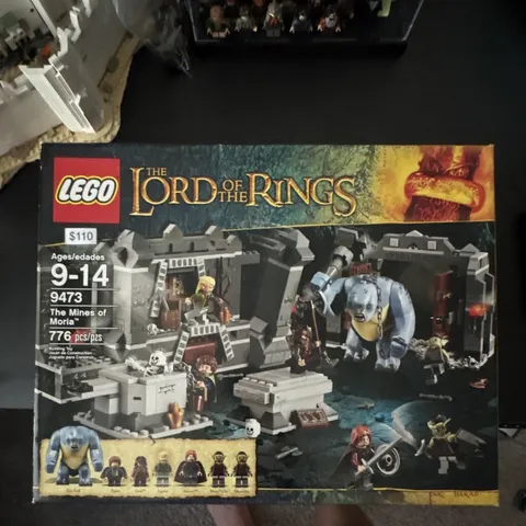 LEGO The Lord of the Rings Mines of Moria Set 9473 no mini figures. 98%