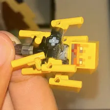 LEGO Minecraft Blaze Yellow Minifigure Figure Posable Plastic Age 6+ 2020