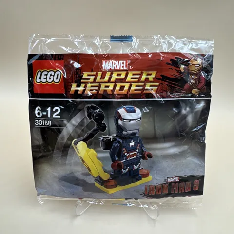 LEGO Marvel: Gun Mounting System Polybag (30168) New Sealed Iron Patriot Minifig