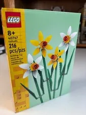 Lot of (3) LEGO Botanicals: Daffodils (40747) - Factory Sealed - Retired