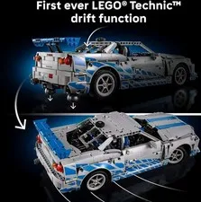 LEGO Technic 2 Fast 2 Furious Nissan Skyline GT-R (R34) 42210 Building Kit (1410