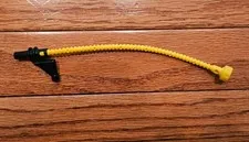 Lego Duplo HOSE YELLOW w/ BLACK END & NOZZLE Gas Fuel Pump Fireman's Water Hose