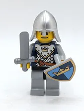 Lego Fantasy Era Knight in Scale Mail Minifigure CAS341 with Sword and Shield