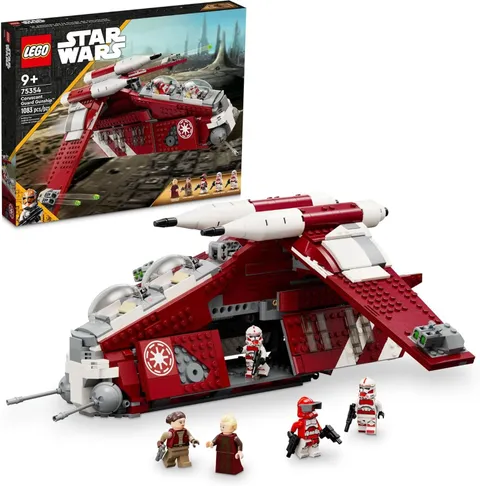 LEGO Star Wars Coruscant Guard Gunship 75354 1083pcs 5 Figures