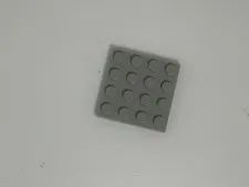 LEGO-GRAY-Plate 4 x 4 3031