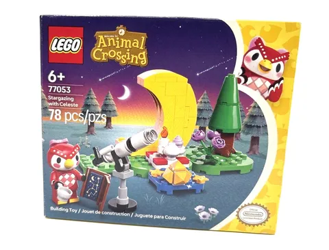 LEGO Animal Crossing Stargazing with Celeste 77053 Owl Stars Camping Moon Nature