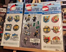 LEGO City Stickers Handiwork Stickers LOT puffy 2010 BRAND new