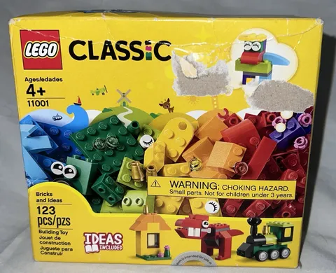 LEGO Classic 11001 Bricks and Ideas 123 pcs NEW SEALED (Box Wear)