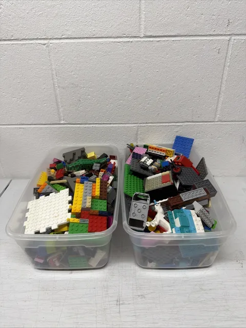 LEGO Bulk 5.5 Pound Lots Of Random Assorted Lego Bricks Plates Pieces & More