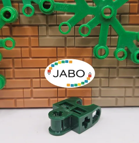 (S13 / 8 / 8) LEGO Technic 32174 Axle Connector 2 x 3 Axle Connector Dark Green
