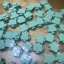 Lego Lot Of 25 1x1 Sand Green Brick With 2 Knob Studs - free shipping