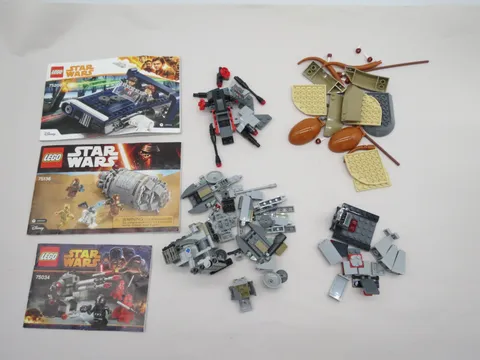 Lego Star Wars Buildable Figures Parts/Manu Lot- Assorted Pieces As Shown