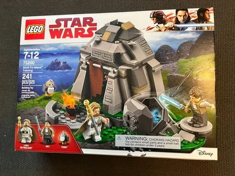 🌠💥LEGO 75200 STAR WARS AHCH-TO ISLAND TRAINING LUKE & REY SKYWALKER, SWEET!