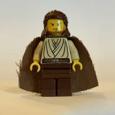 LEGO Star Wars Qui-Gon Jinn Minifigure sw0027 Original Cape