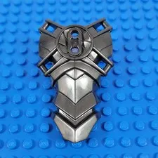 1X LEGO Heor Factory DARK PEARL GREY Full Torso Armor w/ 4 Handles Part 11271
