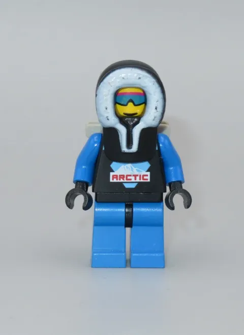 LEGO Arctic Explorer with backpack blue City Town minifigure 6578 6586