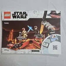 Lego Star Wars 75269 Duel on Mustafar Instruction Manual Only