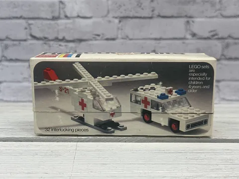 1973 Vintage Lego  460 Rescue Units Complete  w/ Box & Instructions