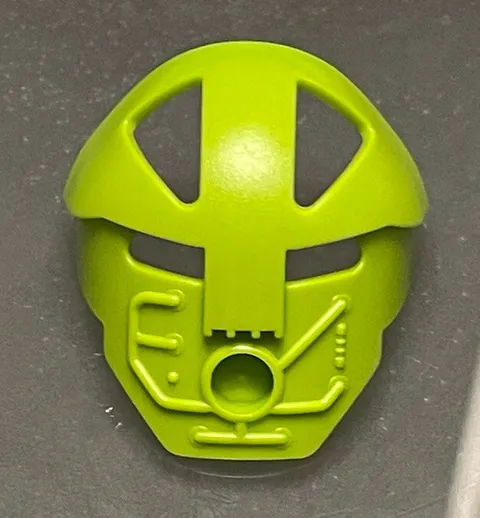 LEGO Bionicle Kanohi Turaga Kanohi Mask -“ KOMAU “ { LIME } ( PN# 32572 )