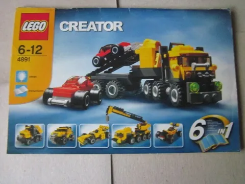 Lego Creator Building Instructions Instruction 4891, 6 in 1 Vehicles, Vehicles