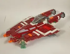 LEGO Star Wars Republic Striker-class Starfighter (9497) Complete build w/Satele