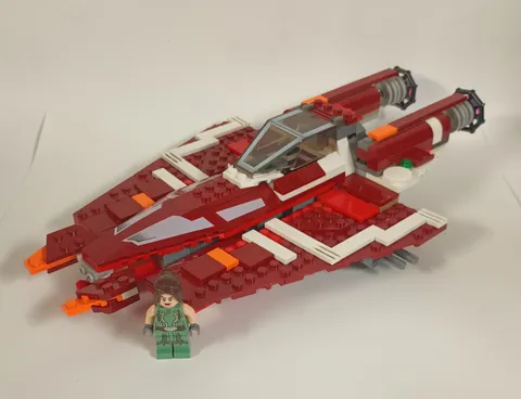 LEGO Star Wars Republic Striker-class Starfighter (9497) Complete build w/Satele