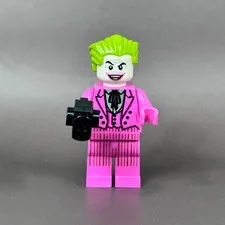 LEGO Minifigure Joker sh0704 Classic TV Series Pink Suit Batmobile