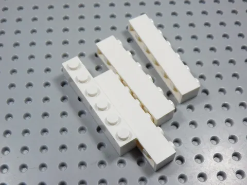 LEGO Lot of 4 White 1x6 Bricks BP