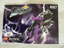 Lego 8507 Technic Throwbot Slizet in Canister W/Discs, Manual & Poster Complete