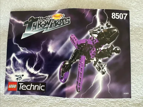 Lego 8507 Technic Throwbot Slizet in Canister W/Discs, Manual & Poster Complete