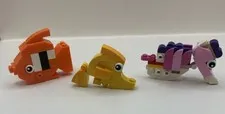 LEGO CREATOR:  Clown Fish, Sea Horse And Yellow Fish Lot Of 3