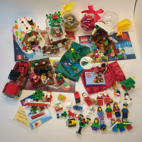 LEGO Christmas HUGE LOT used 2011-2016 Read Desc - Creator Winter Holiday Season