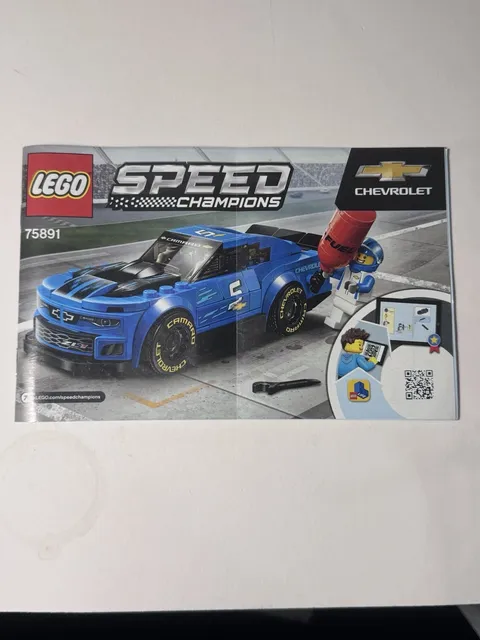 LEGO Speed Champions 75891 Chevrolet Camaro ZL1 Race Car INSTRUCTIONS ONLY
