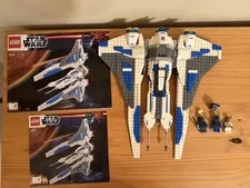 LEGO Star Wars 9525 Pre Vizsla's Mandalorian Fighter 100% Complete w/ Manuals