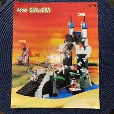 Lego 6078 Castle Royal Knights Drawbridge Instruction VTG Manual Only No Bricks