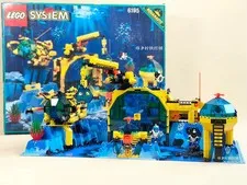 LEGO Aquazone 6195 Neptune Discovery Lab 508 Pcs -丨With Instruction丨No box !
